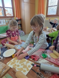 In der Weihnachtsbäckerei