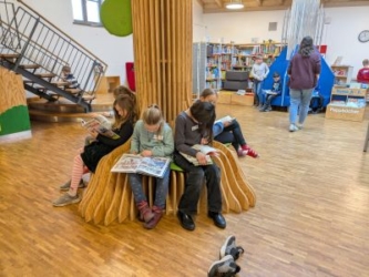 Besuch der Stadtbibliothek Rosenheim